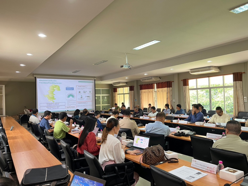 หน่วยวิจัย (3E) ร่วมกับสำนักงานทรัพยากรธรรมชาติและสิ่งแวดล้อมจังหวัดแม่ฮ่องสอน ประชุมคณะทำงานด้านการเปลี่ยนแปลงสภาพภูมิอากาศระดับจังหวัด (จังหวัดแม่ฮ่องสอน) ครั้งที่ 3/2566
